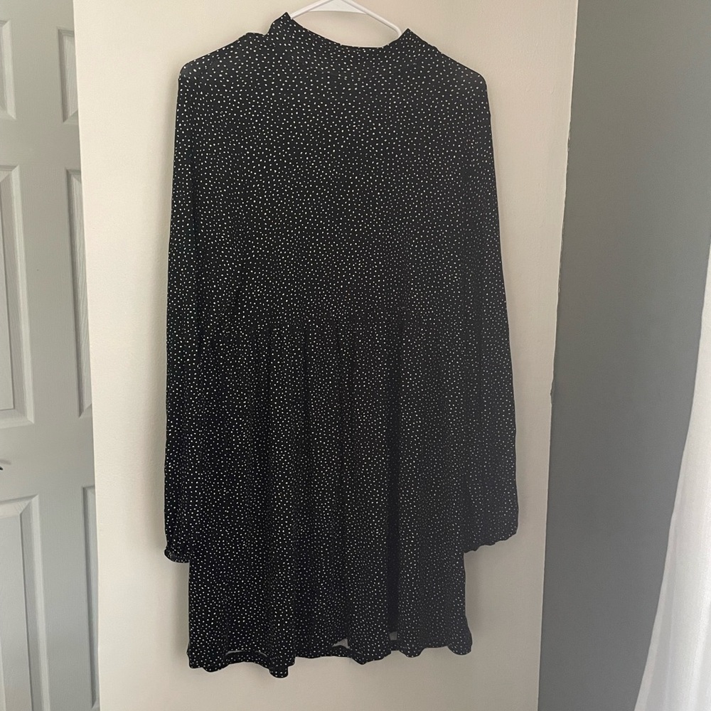 Womens long sleeve smocked dress